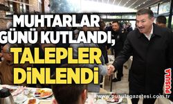 Muhtarlar günü kutlandı, talepler dinlendi
