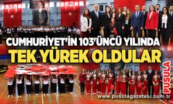 Cumhuriyet'in 103'üncü yılında tek yürek oldular