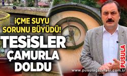 İçme suyu sorunu büyüdü! Tesisler çamurla doldu
