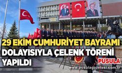 29 Ekim Cumhuriyet Bayramı dolayısıyla çelenk töreni yapıldı