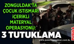 Zonguldak'ta çocuk istismarı içerikli materyal operasyonu: 3 tutuklama