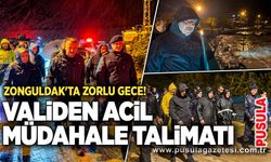 Zonguldak'ta zorlu gece! Validen acil müdahale talimatı