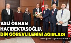 Vali Osman Hacıbektaşoğlu, din görevlilerini ağırladı