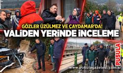 Gözler Üzülmez ve Çaydamar'da! Validen yerinde inceleme