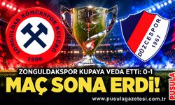 Zonguldakspor kupaya veda etti: 0-1