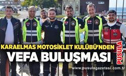 Karaelmas Motosiklet Kulübü'nden vefa buluşması