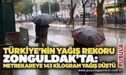 Türkiye’nin yağış rekoru Zonguldak'ta: Metrekareye 143 kilogram yağış düştü