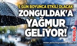 Zonguldak'a yağmur geliyor! 5 gün boyunca etkili olacak