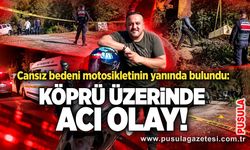 Cansız bedeni motosikletinin yanında bulundu: Köprü üzerinde acı olay!
