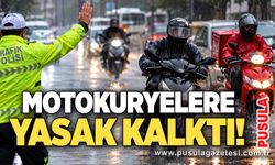Motokuryelere yasak kalktı!