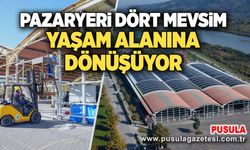 Pazaryeri dört mevsim yaşam alanına dönüşüyor
