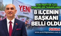 Yeni Parti’de ilçe kongreleri tamamlandı: 8 ilçenin başkanı belli oldu