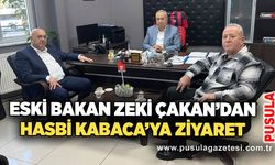 Eski bakan Zeki Çakan’dan Hasbi Kabaca’ya ziyaret