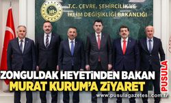 Zonguldak heyetinden Bakan Murat Kurum’a ziyaret
