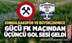 Zonguldakspor ve Büyükçekmece Gücü FK maçından üçüncü gol sesi geldi
