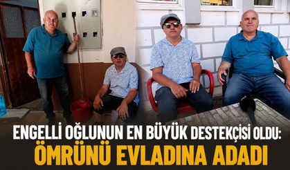 Engelli oğlunun en büyük destekçisi oldu: Ömrünü evladına adadı