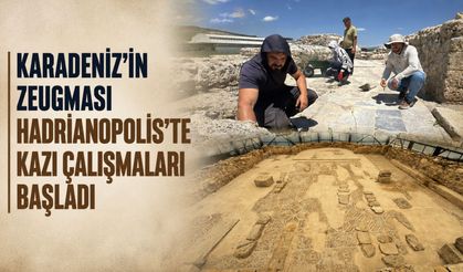Karadeniz'in Zeugması Hadrianopolis'te kazı çalışmaları başladı