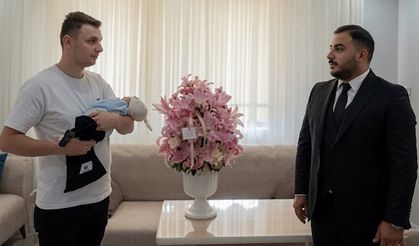 Bebeğin adı Sedat Peker oldu, hediyesi altınla geldi