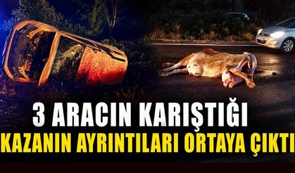 3 aracın karıştığı kazanın ayrıntıları ortaya çıktı