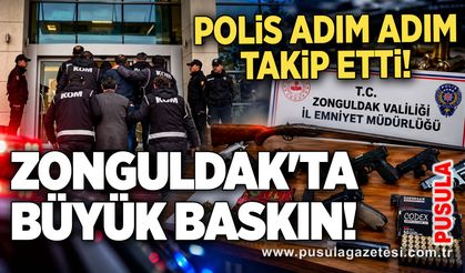 Polis adım adım takip etti! Zonguldak'ta büyük baskın!