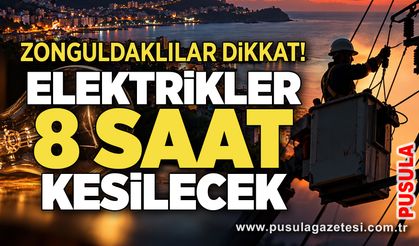 Zonguldaklılar dikkat! Elektrikler 8 saat kesilecek