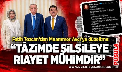 Fatih Tezcan’dan Muammer Avcı’ya düzeltme: “Tâzimde silsileye riayet mühimdir”
