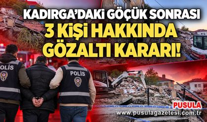 Kadırga'daki göçük sonrası 3 kişi hakkında gözaltı kararı!