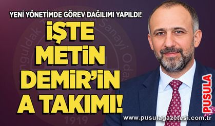 İşte Metin Demir’in A Takımı! Yeni yönetimde görev dağılımı yapıldı!