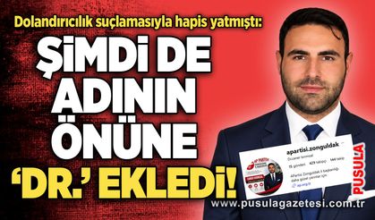 Dolandırıcılık suçlamasıyla hapis yatmıştı: Şimdi de adının önüne ‘Dr.’ ekledi!