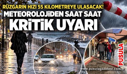 Rüzgarın hızı 55 kilometreye ulaşacak! Meteorolojiden saat saat kritik uyarı
