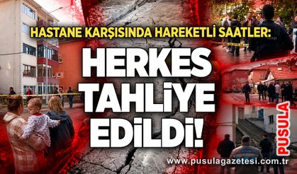 Hastane karşısında hareketli saatler: Herkes tahliye edildi!