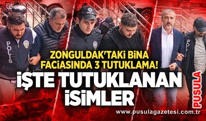 Zonguldak'taki bina faciasında 3 tutuklama! İşte tutuklanan isimler