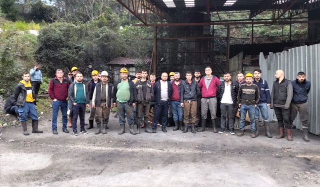 Maden ocağında eylem: İşçiler haklarını istiyor