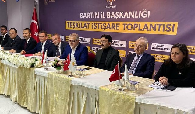 AK Parti Bartın İl Koordinatörü Hamdi Uçar, istişare toplantılarına katıldı