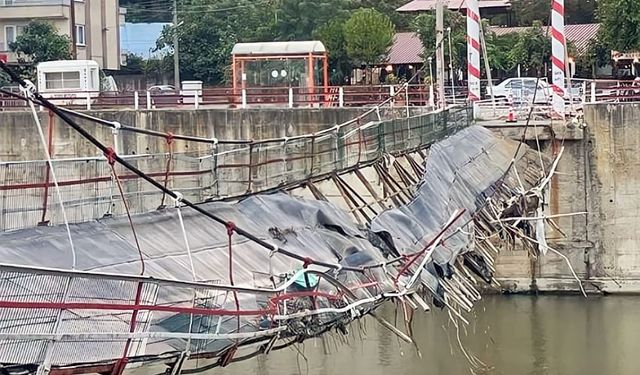 Selde yıkılan asma köprünün ihalesi yapıldı