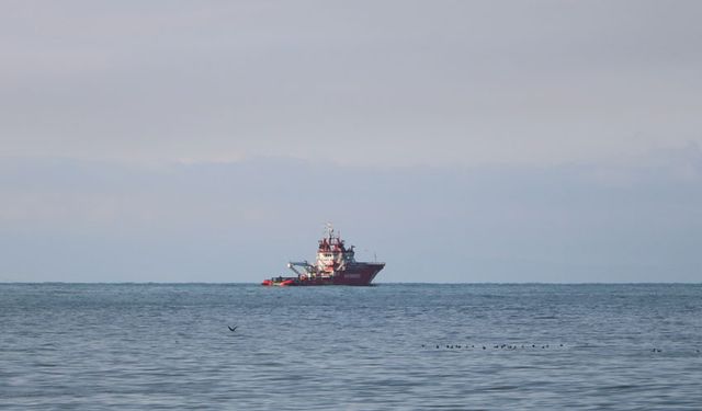 Kayıp 7 mürettebatı arama çalışmalarına ‘Nene Hatun’ gemisi de katıldı