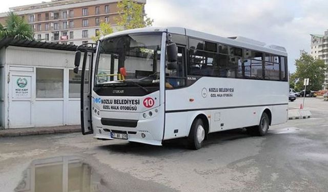 Kozlu'da ulaşım Cumartesi günü ücretsiz olacak