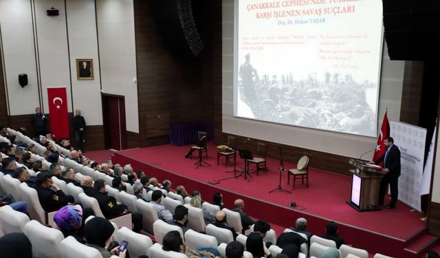 Çanakkale Cephesi'nde Türklere karşı işlenen savaş suçları konferansı gerçekleştirildi