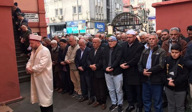 Zonguldak'ta gıyabi cenaze namazı kılındı