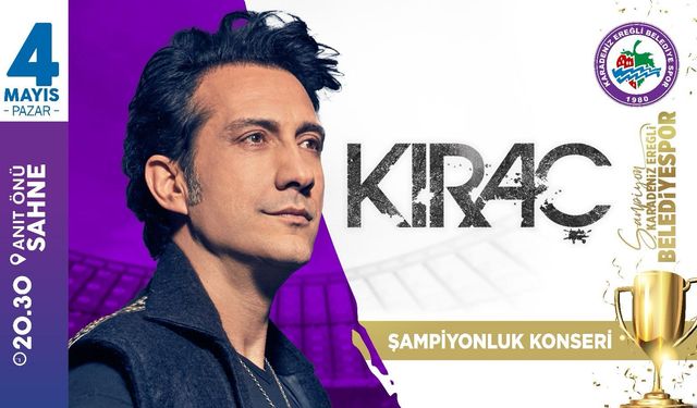 Şampiyonluk, ‘Kıraç’ konseriyle kutlanacak