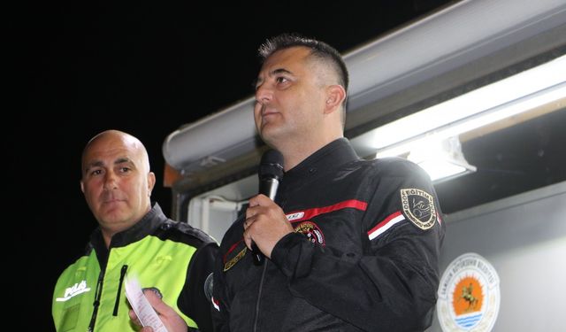Emniyet Müdürlüğü'nden motosiklet sürücülerine yönelik söyleşi