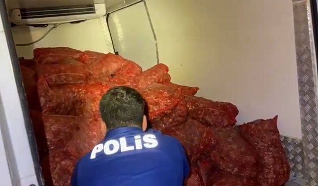 Kaçak midye taşıyan 2 kişiye toplam 88 bin lira ceza