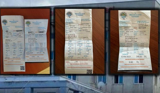 Zonguldak Belediyesi’nde fatura oyunu!