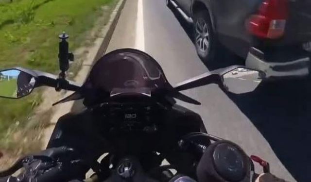 Cezaya rağmen tehlikeli sürüşe devam etti