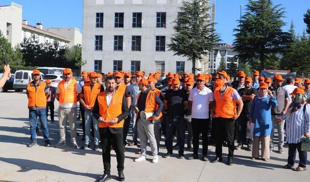 Kamu işçilerinden 'zam' protestosu