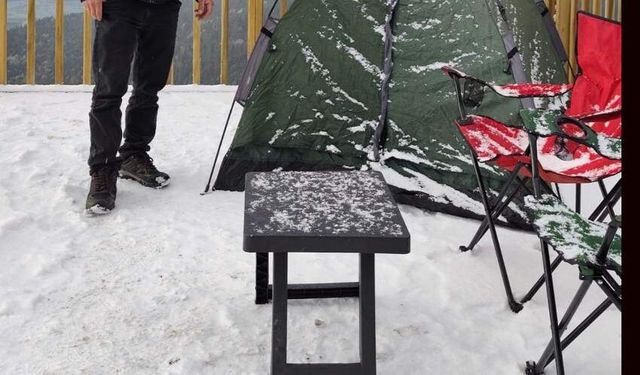 Mayıs sonunda kar sürprizi: Yüksekler beyaza büründü