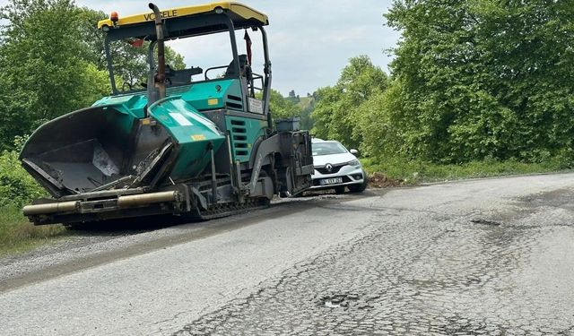 Asfalt çalışması nedeniyle yol trafiğe kapatılacak