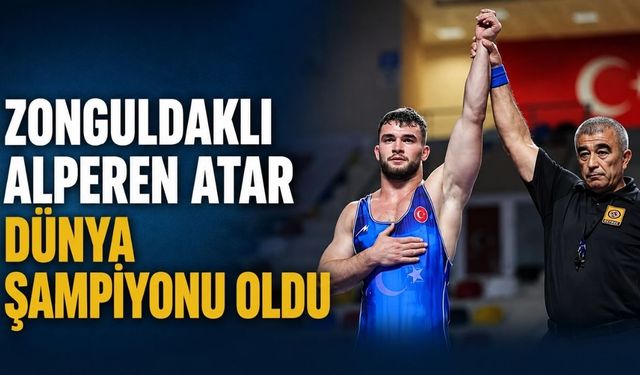 Zonguldaklı Alperen Atar dünya şampiyonu oldu