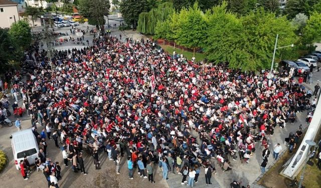 Milli maç heyecanı doruklarda yaşandı