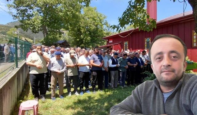 Emniyet şeridinde otomobil çarpmıştı, son yolculuğuna uğurlandı